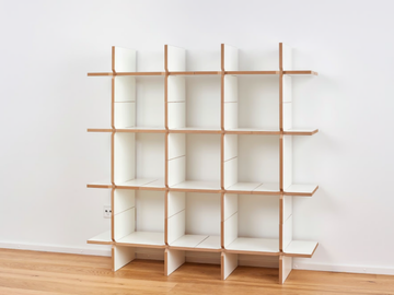 SOLO - Open modular MDF shelving unit by Tojo Möbel - view 3